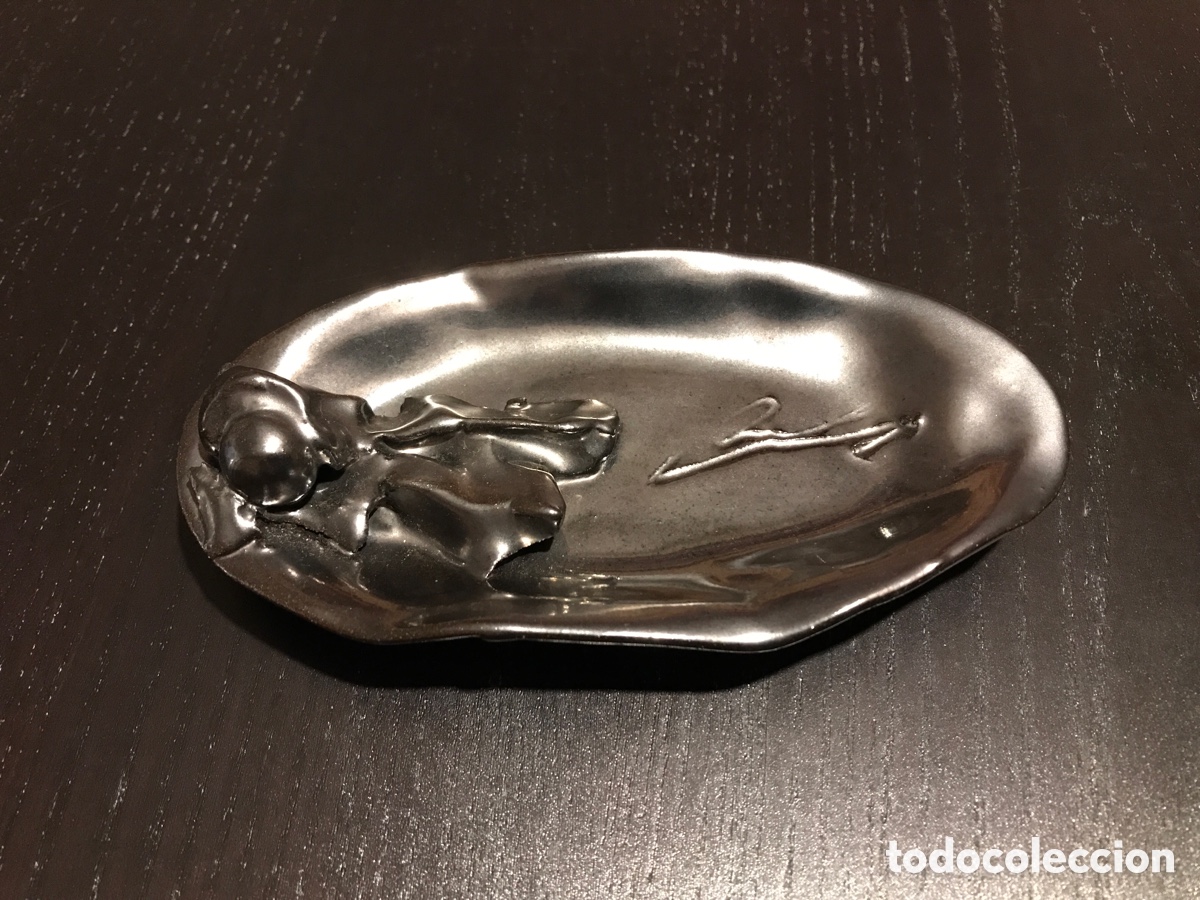 Aschenbecher: Cenicero barro pintado 16 cm
