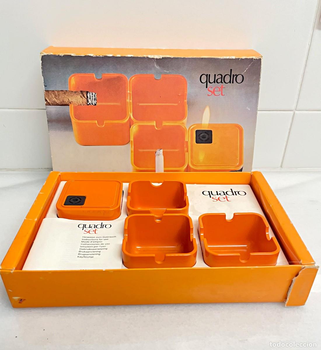 Ceniceros: SET DE FUMADOR QUADRO SET MELAMINA - Foto 3