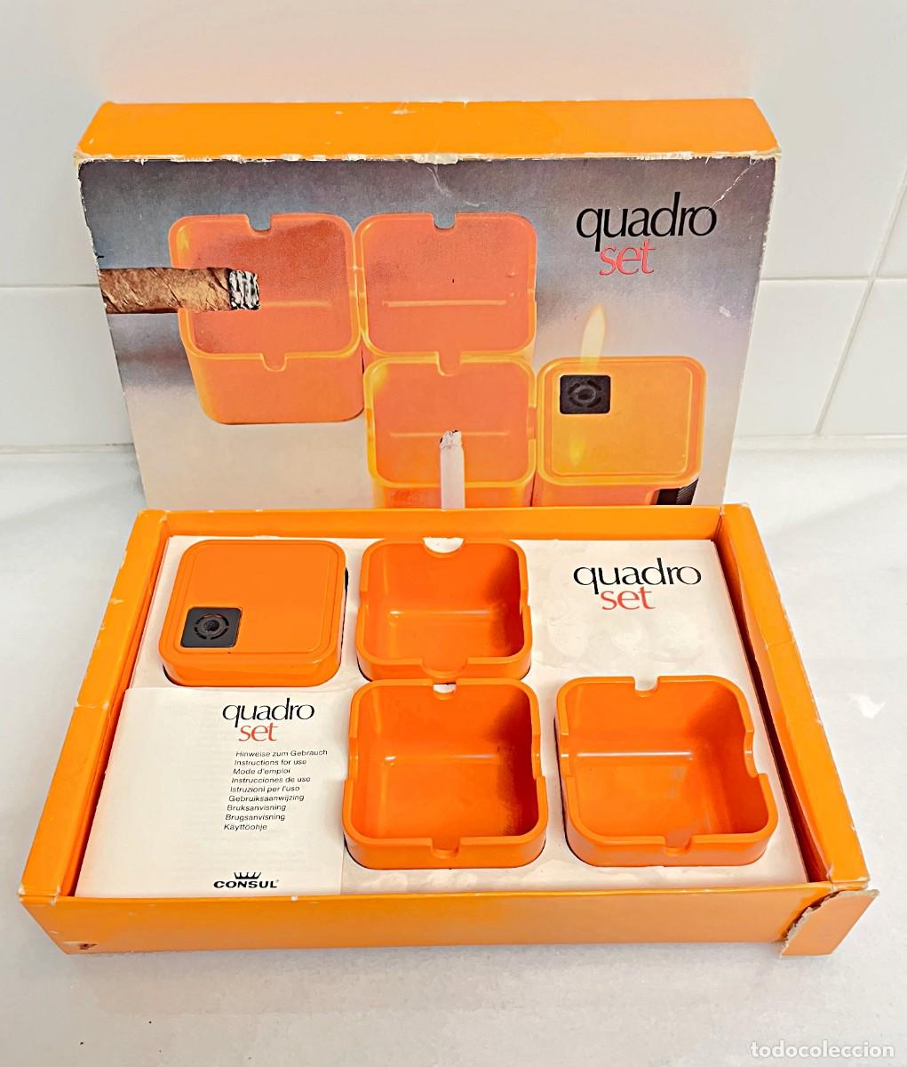 Ceniceros: SET DE FUMADOR QUADRO SET MELAMINA - Foto 6