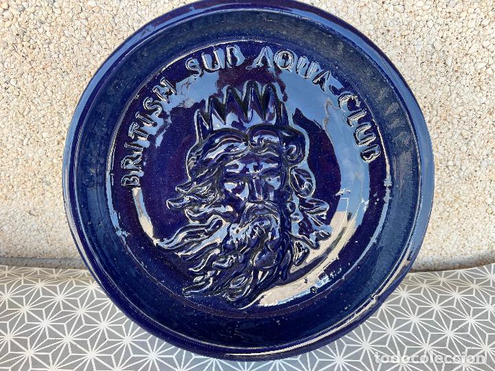 Aschenbecher: CENICERO BRITISH SUB AQUA CLUB CERAMICA 26 CMS BSAC UK DIVING ESCAFANDRISMO