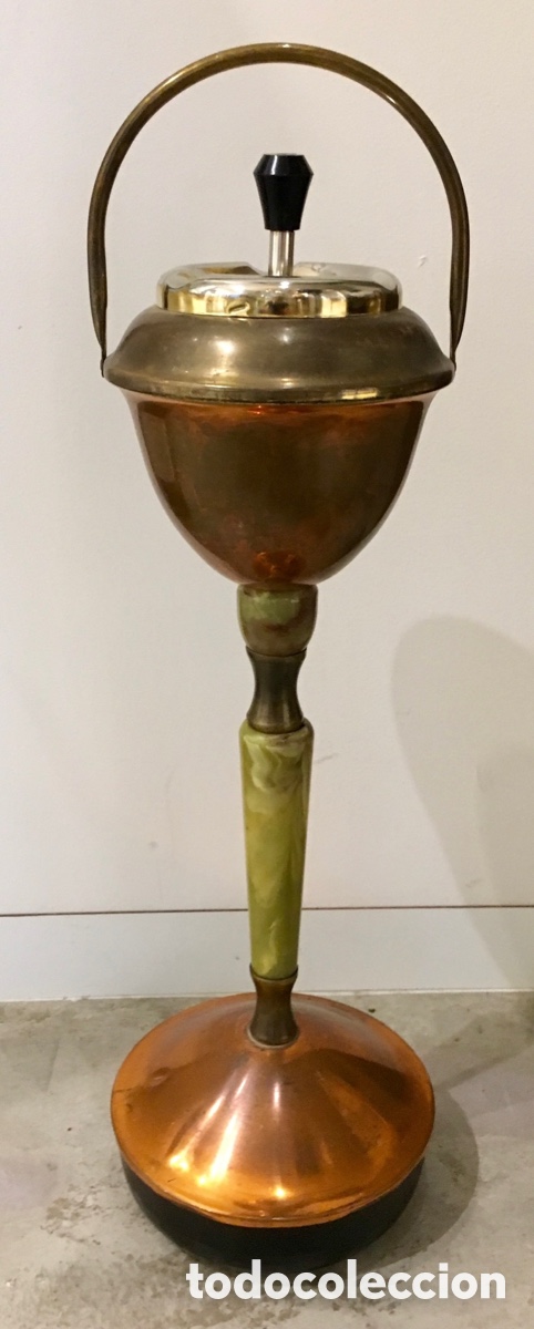 Ceniceros: Cenicero de pie. Art Deco. A&ntilde;os 30.