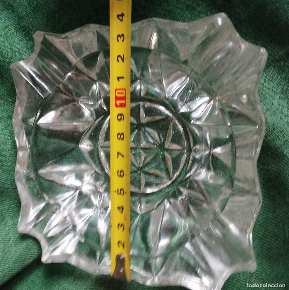 Ceniceros: Cenicero vintage de cristal tallado - Foto 4