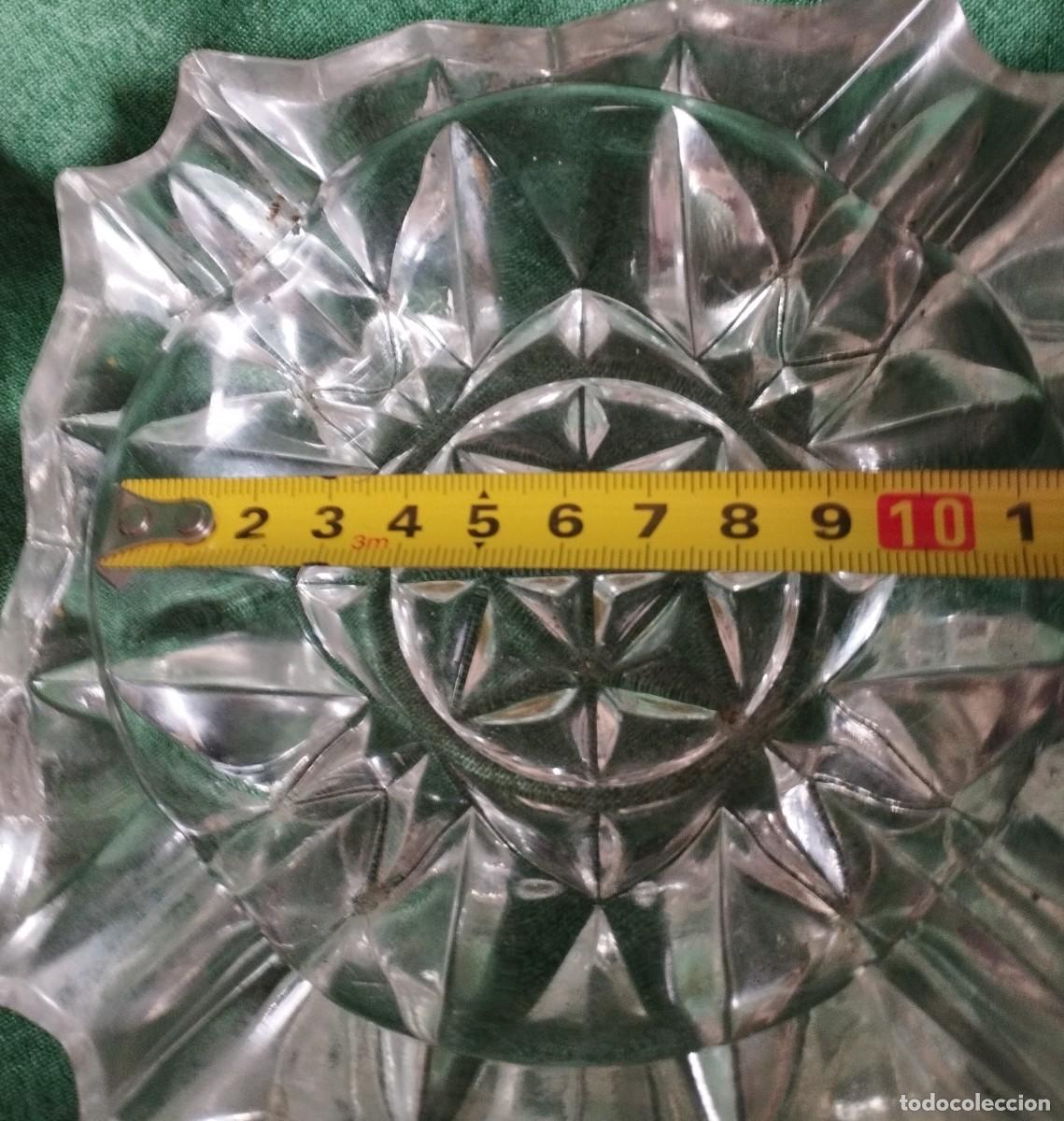 Ceniceros: Cenicero vintage de cristal tallado - Foto 5