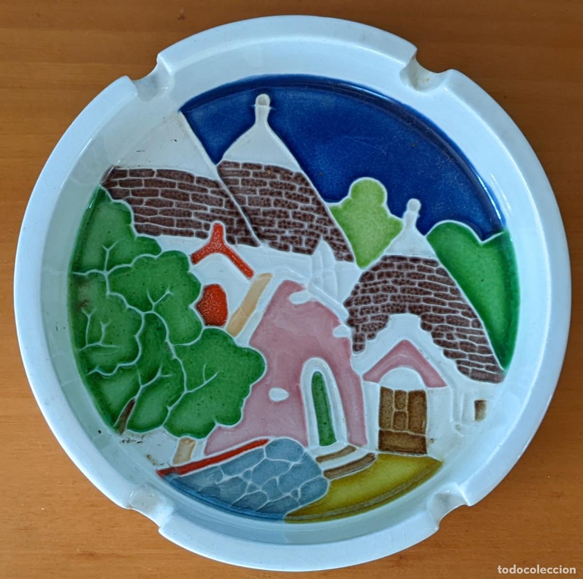 Cendriers: Cenicero cer&aacute;mica Trulli de Alberobello (Puglia, Italia) VV