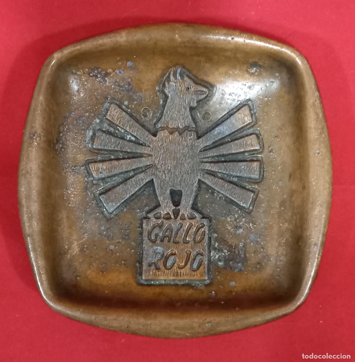 Cendriers: CENICERO DE LA MITICA SALA DE FIESTAS, EL GALLO ROJO, DE EL CAMPELLO - ALICANTE A&Ntilde;OS 60