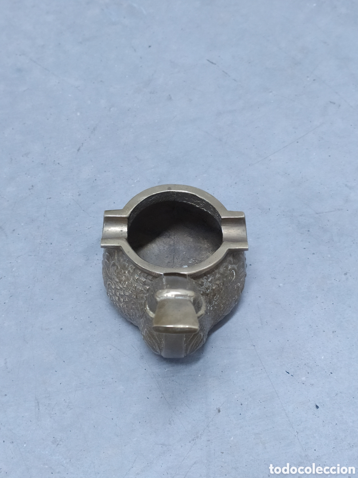 Ceniceros: CENICERO DE BRONCE CON FORMA DE PIPA - Foto 6
