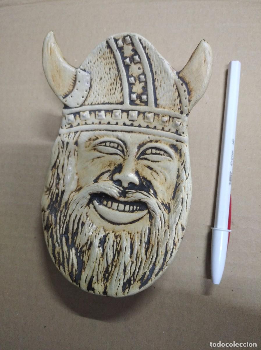 Cendriers: ANTIGUO CENICERO EN TERRACOTA PATINADA, VIKINGO, A&Ntilde;OS 70