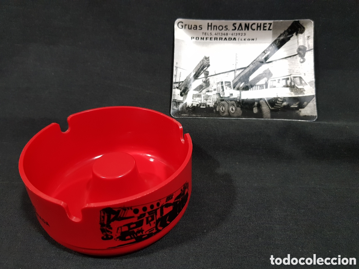 Ashtrays: LOTE ANTIGUOS CENICEROS GR&Uacute;AS HERMANOS S&Aacute;NCHEZ PONFERRADA EL BIERZO LE&Oacute;N