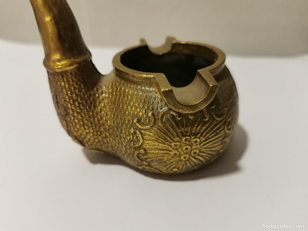 Ceniceros: CENICERO PIPA DE LAT&Oacute;N - Foto 2