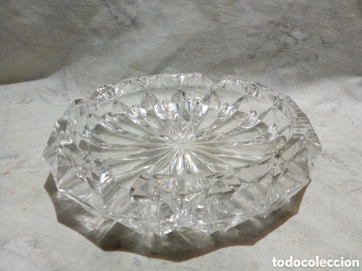 Ashtrays: CENICERO DE CRISTAL VINTAGE