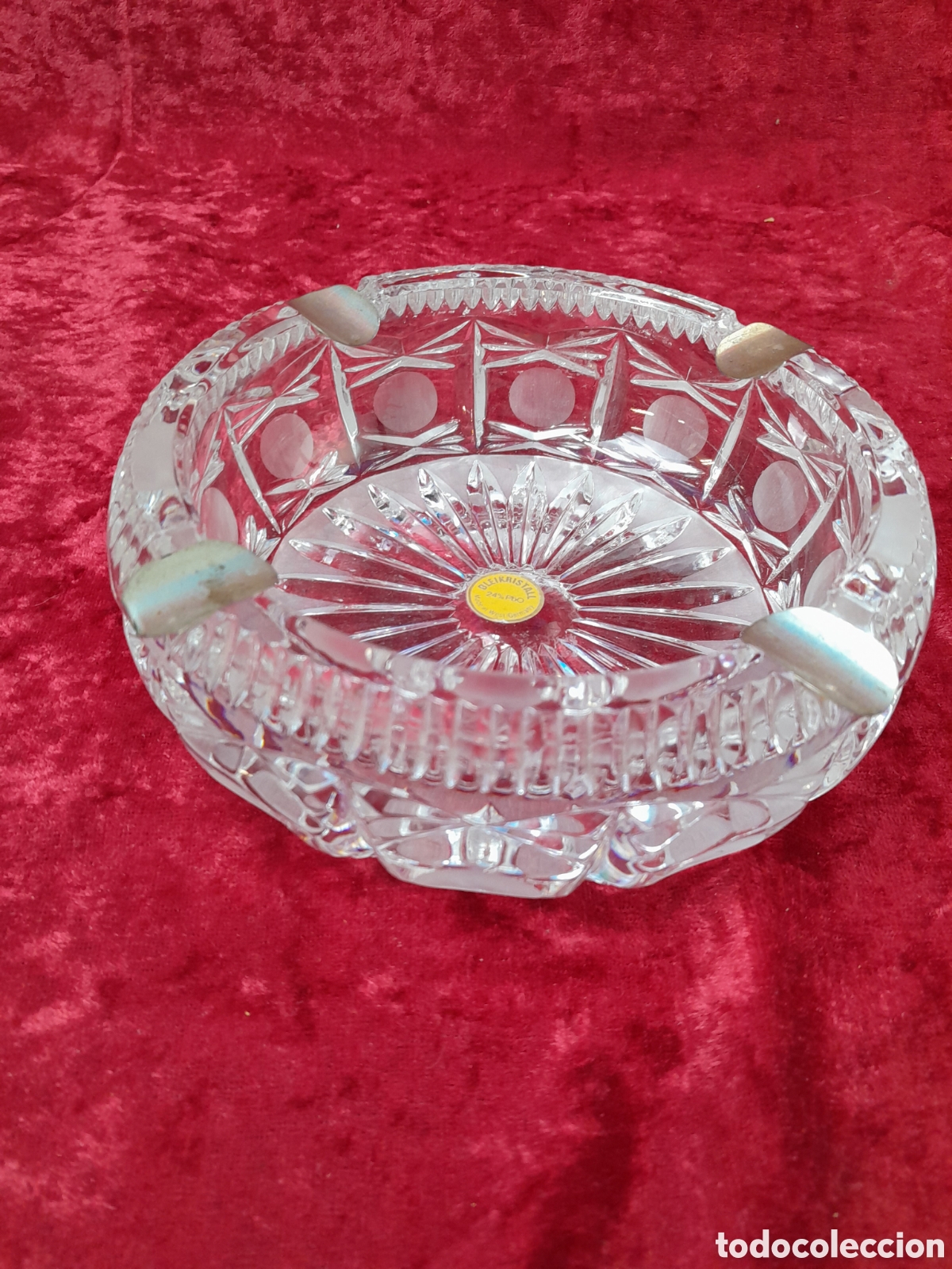 Ceniceros: CENICERO DE CRISTAL BLEIKRISTALL. 24% PbO. MADE IN WEST GERMANY. A&Ntilde;OS 80