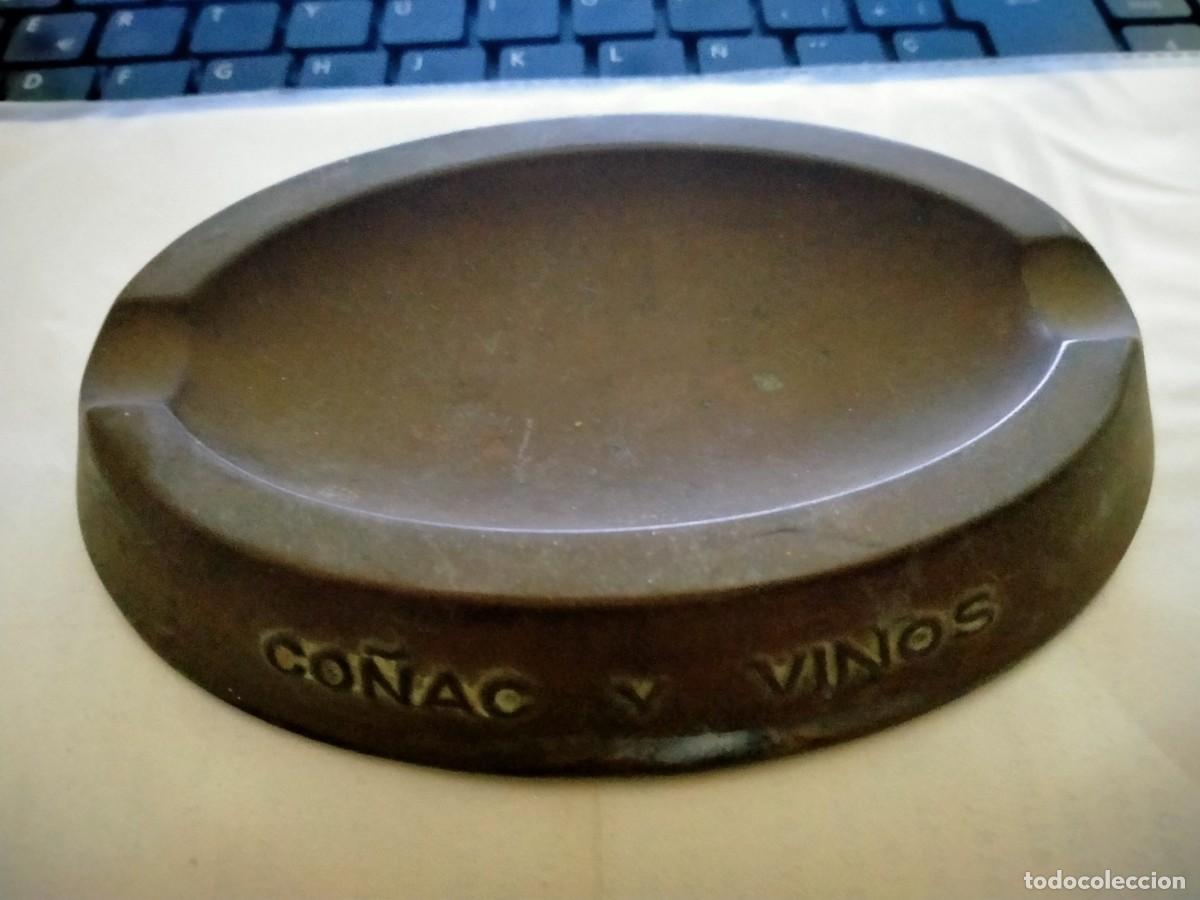 Ceniceros: cenicero antiguo de malaga de co&ntilde;acs y vinos larios compa&ntilde;ia rarisimo a&ntilde;os 30-40