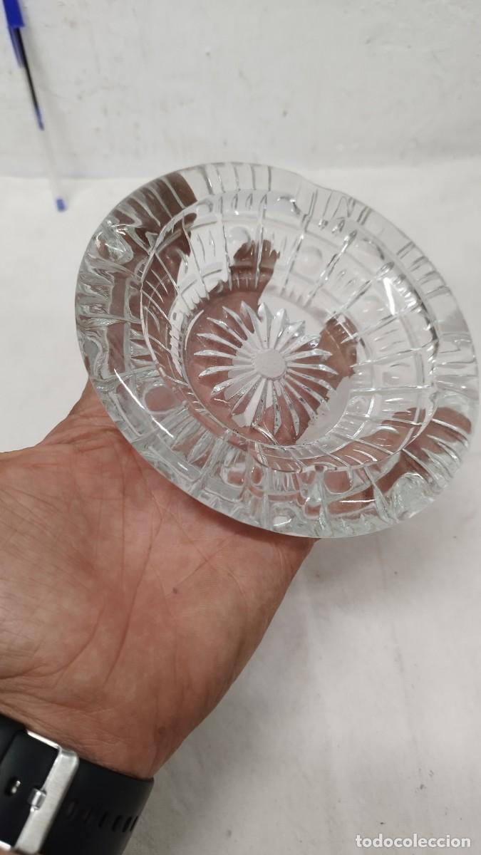 Ceniceros: Antiguo cenicero de cristal - Foto 4