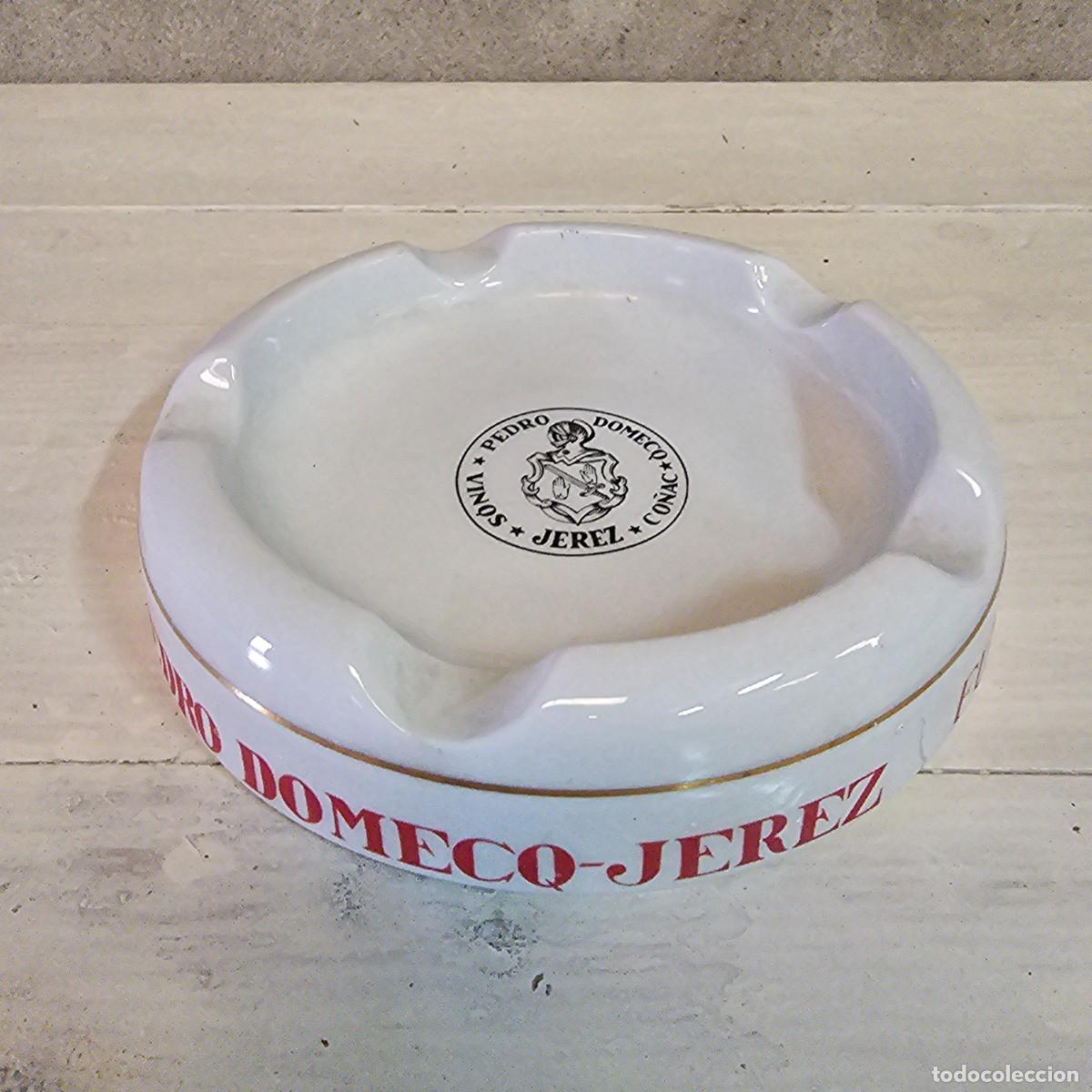 Ceniceros: CENICERO CER&Aacute;MICA PONTESA PUBLICIDAD FUNDADOR PEDRO DOMECQ JEREZ 17 CMS BAR LICOR BRANDY CO&Ntilde;AC