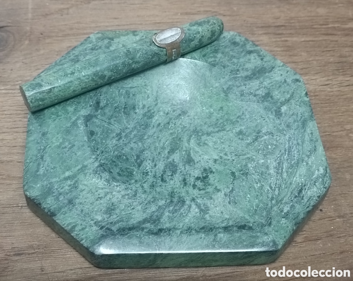 Cinzeiros: MUY BONITO Y ANTIGUO CENICERO DE M&Aacute;RMOL I