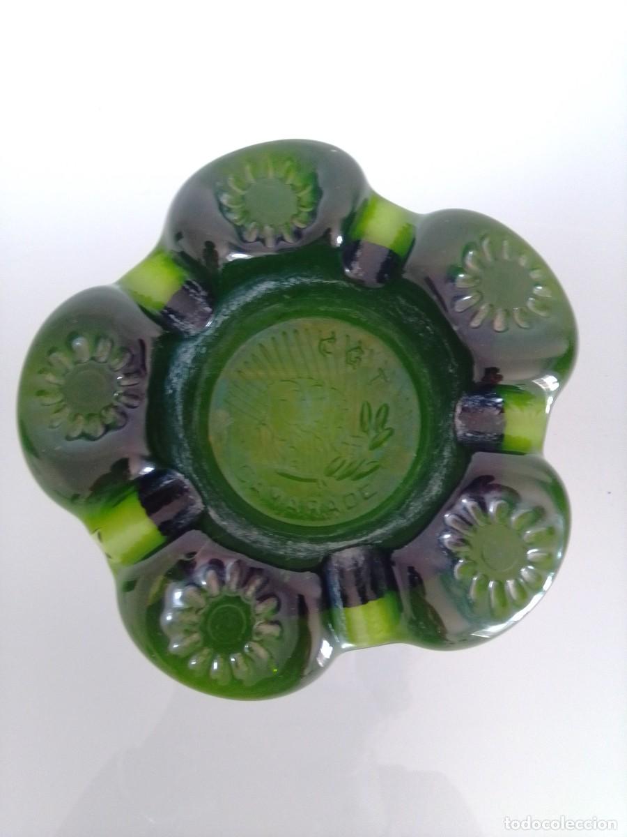 Ceniceros: CENICERO CRISTAL VERDE CGT CAMARADE
