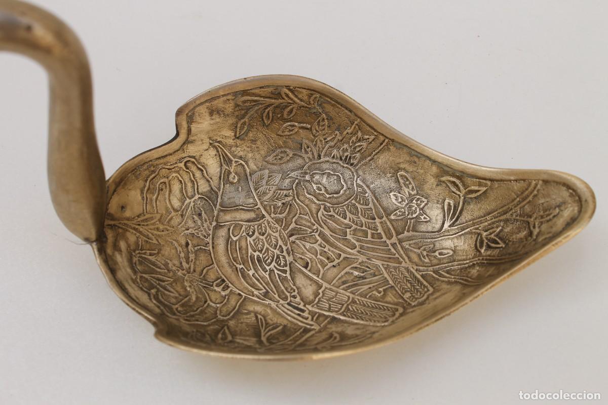 Ceniceros: CENICERO DE BRONCE CISNE - Foto 3