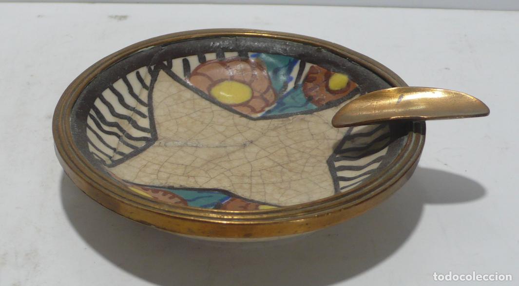 Ceniceros: CENICERO EN CERAMICA ESMALTADA - Foto 1