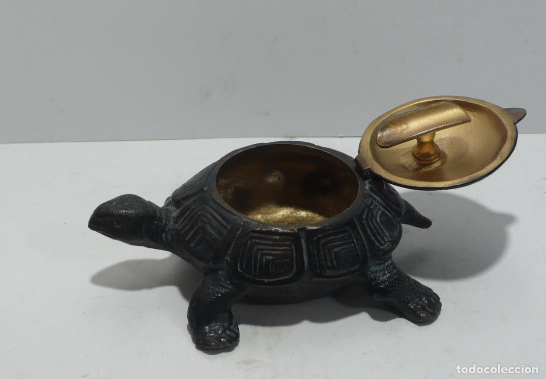 Ceniceros: CENICERO EN FORMA DE TORTUGA - Foto 2