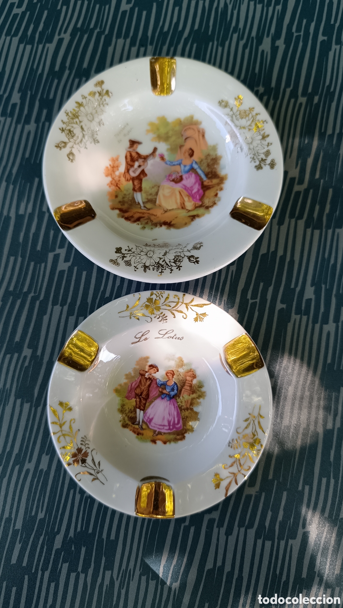 Ceniceros: Ceniceros de porcelana Limoges - Foto 3