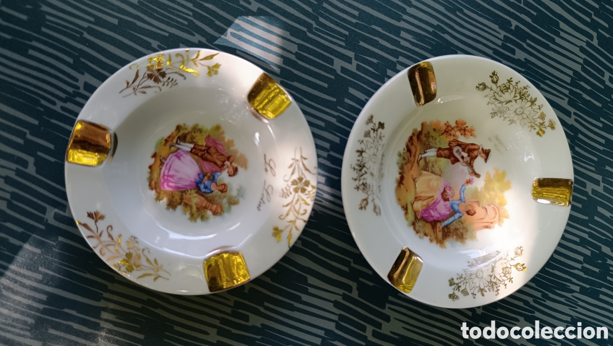 Ceniceros: Ceniceros de porcelana Limoges - Foto 6