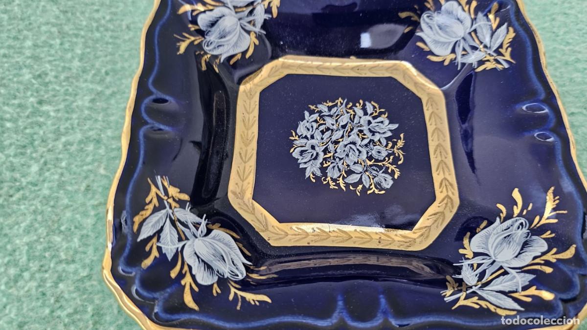 Ceniceros: cenicero pintado con oro - Foto 2