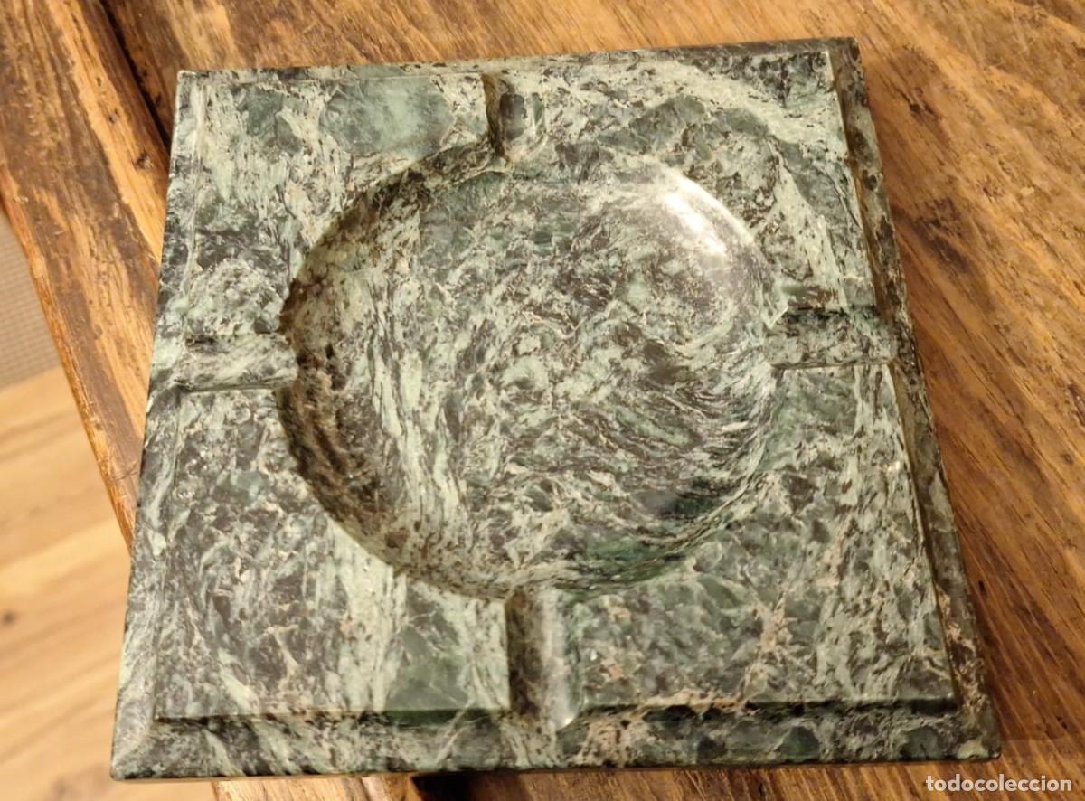 Cendriers: Cenicero de M&aacute;rmol Verde Italiano 1,250 Kg.