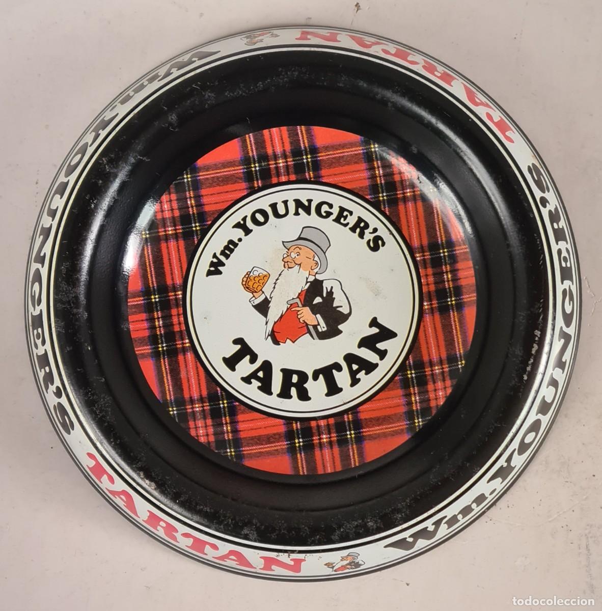 Ashtrays: Cenicero publicidad Cerveza Wm. Younger's Tartan - Decoraci&oacute;n Escocia