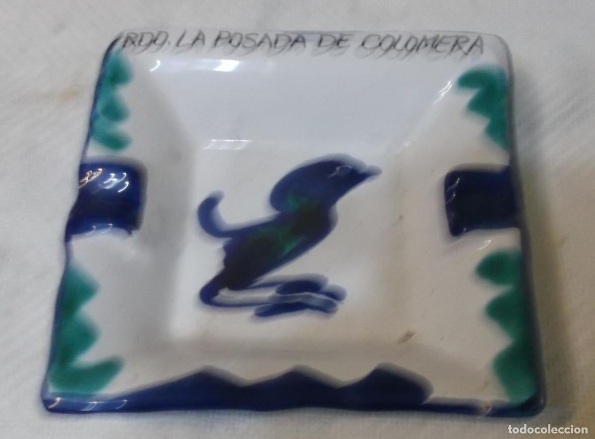 Cendriers: cenicero ceramica recuerdo posada colomera 10cmx10cm