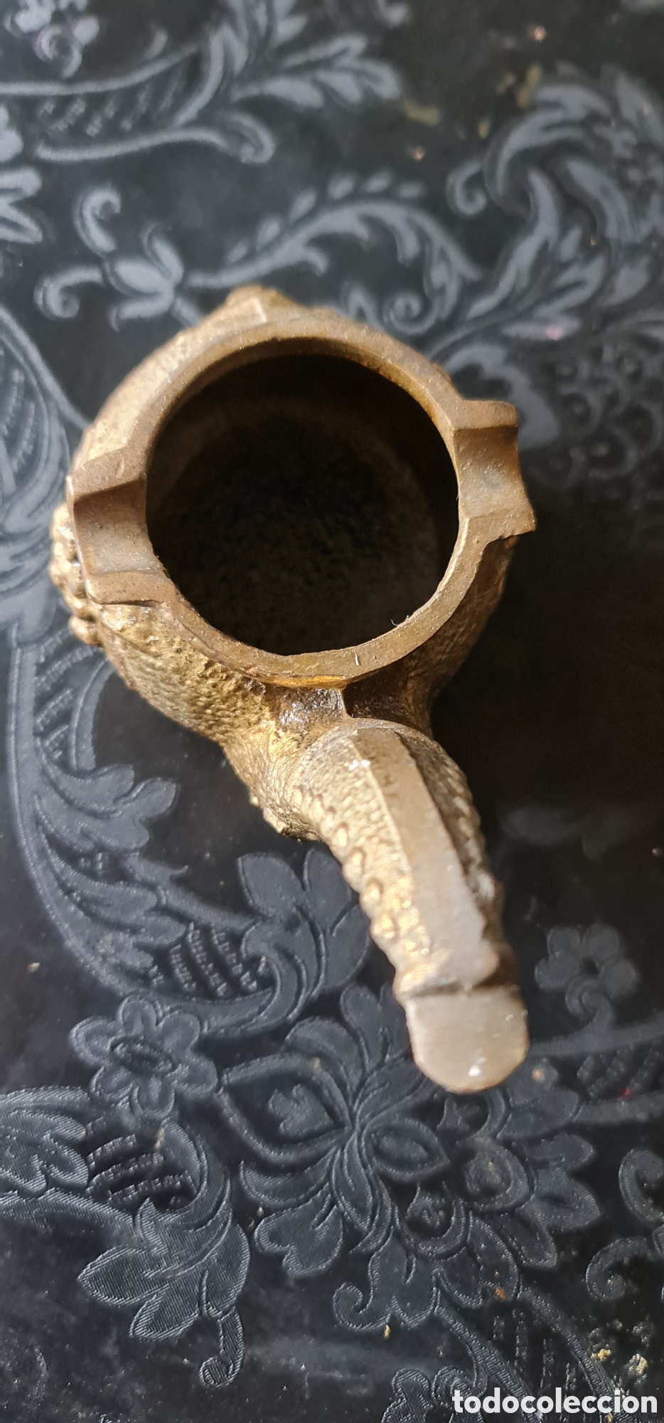 Ceniceros: Cenicero de bronce antiguo - Foto 2