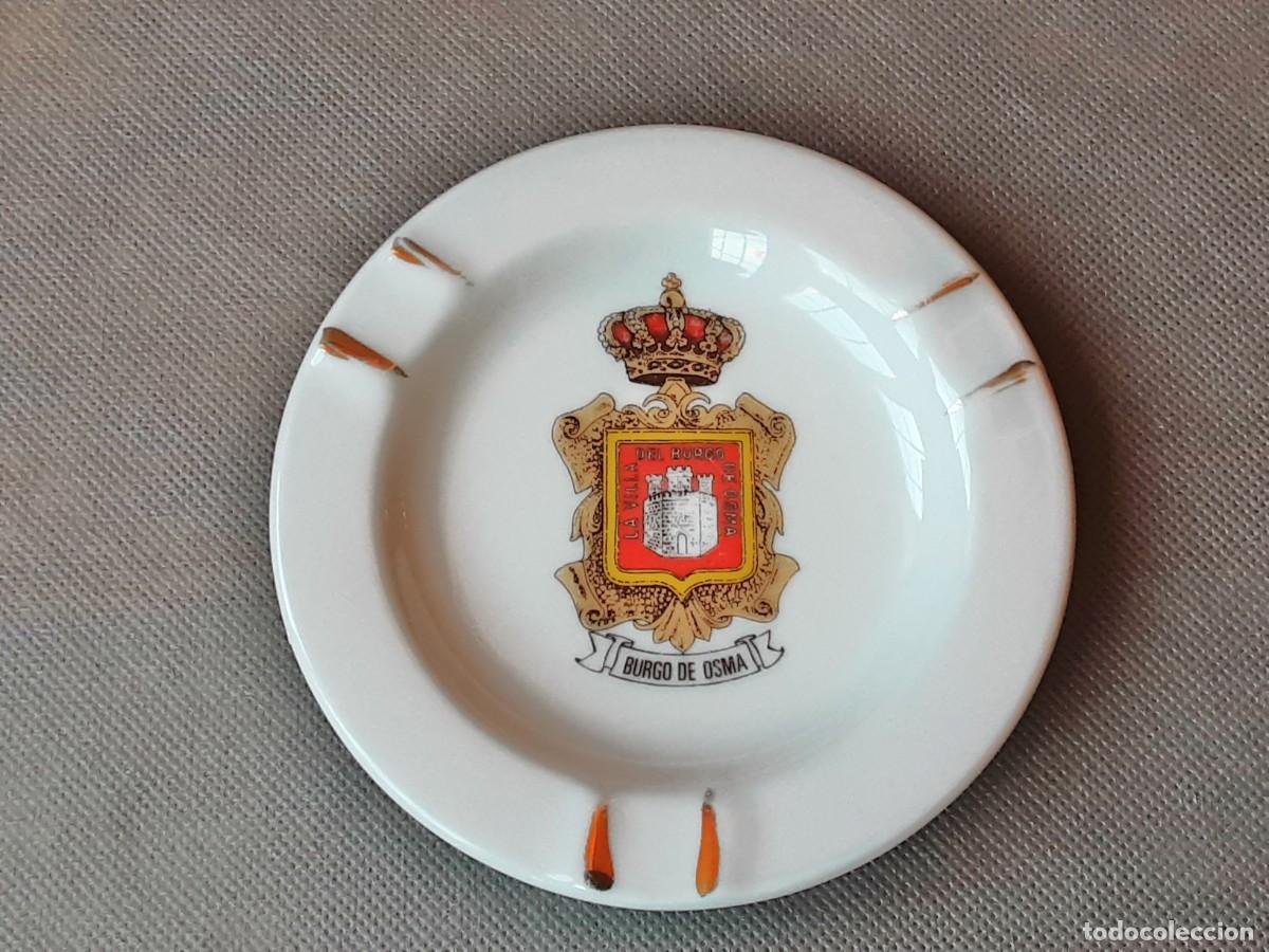 Ashtrays: CENICERO CERAMICA ESCUDO BURGO DE OSMA
