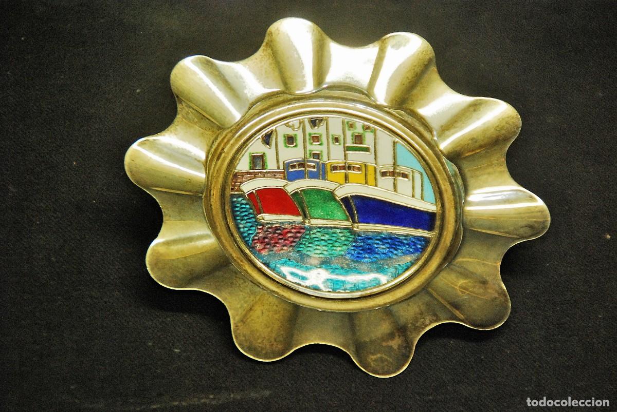 Cendriers: Cenicero de Plata con barcos