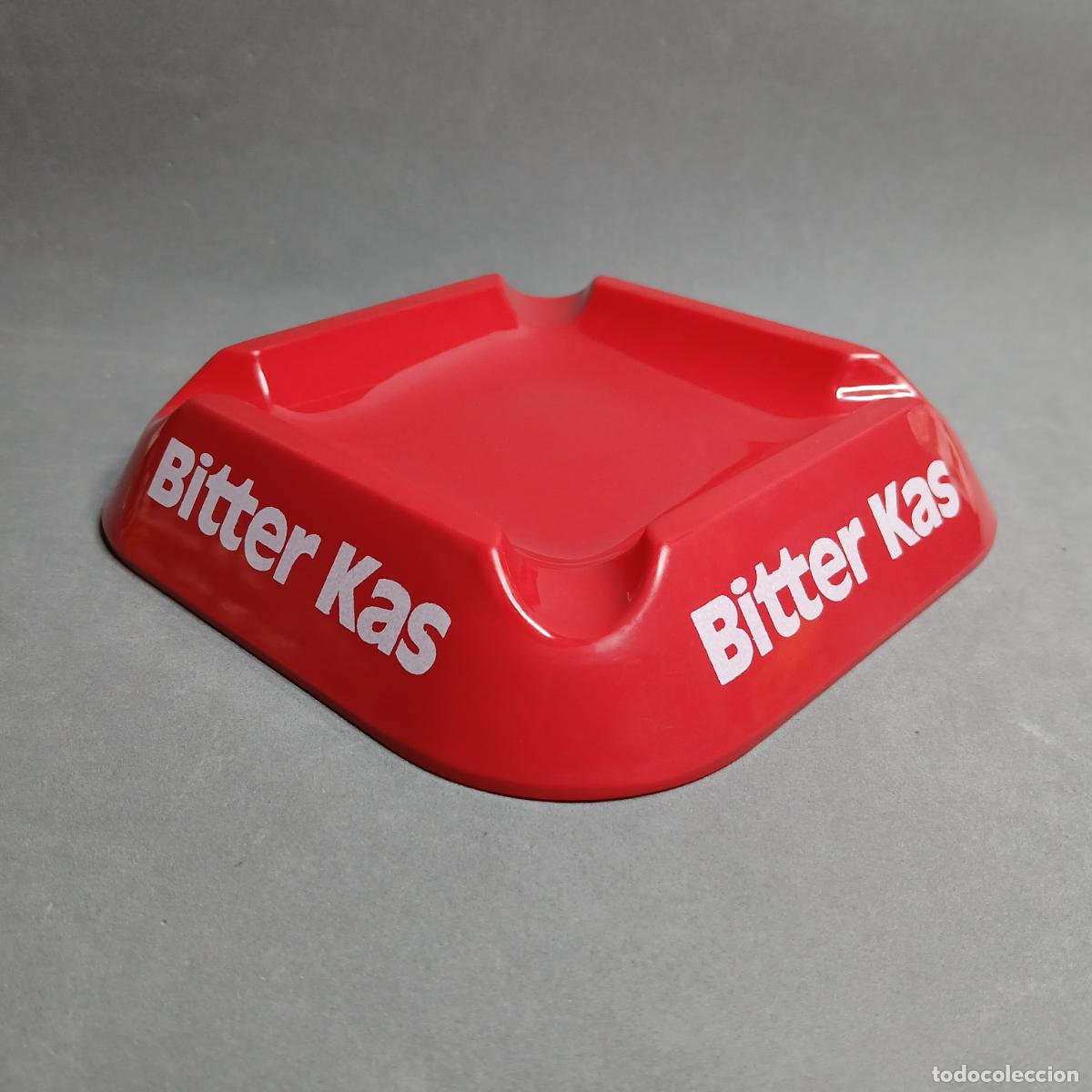 Cendriers: Bitter Kas, antiguo cenicero vintage con publicidad. A&ntilde;os 80. Fabricado por EFMEN, Gij&oacute;n