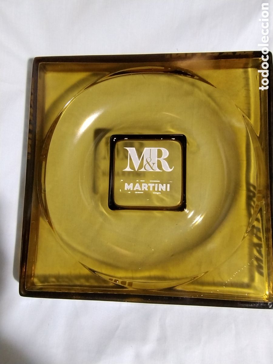 Ashtrays: Cenicero grande de publicidad Martini