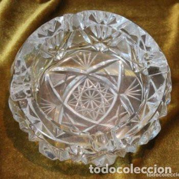 Cendriers: Cenicero cristal tallado
