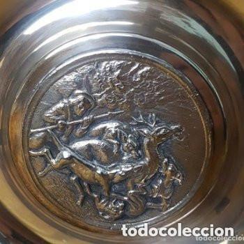 Ceniceros: Cenicero alpaca ba&ntilde;ado en plata. - Foto 2