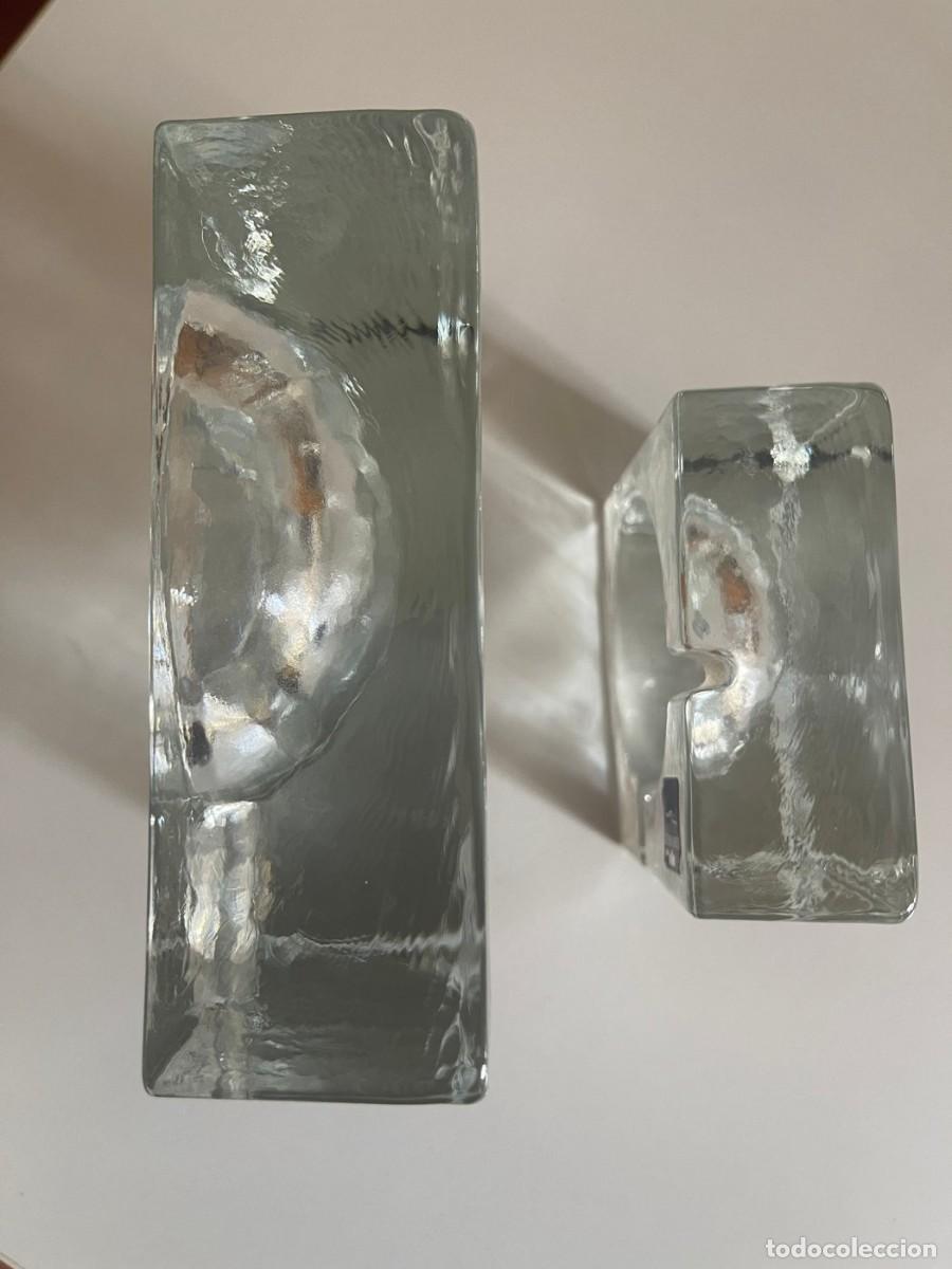Ceniceros: uego de ceniceros Leonardo (2) &ndash; Cristal macizo prensado &ndash; A&ntilde;os 90 &ndash; NUEVOS con etiquetas