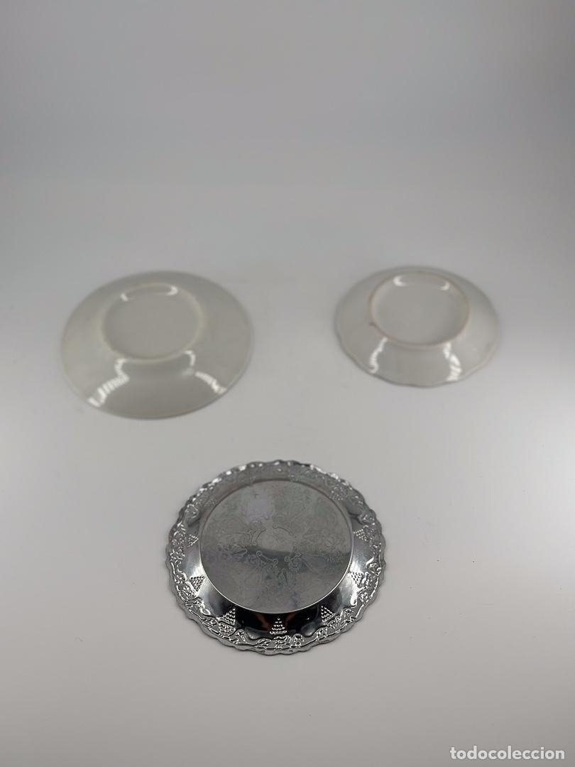 Ceniceros: LOTE DE 3 CENICEROS DE DISTINTOS MATERIALES - Foto 4