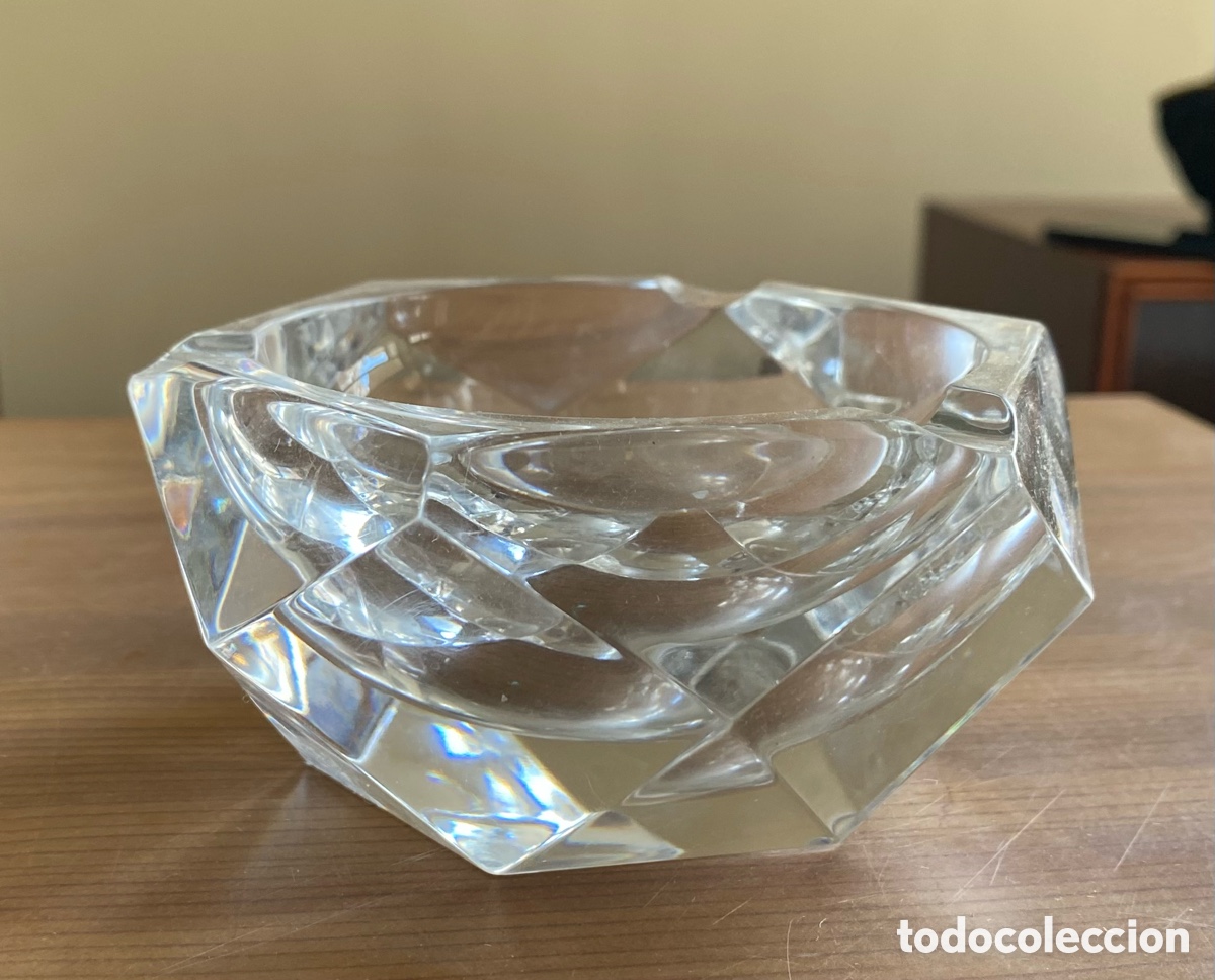 Ashtrays: Cenicero Cristal tallado vintage