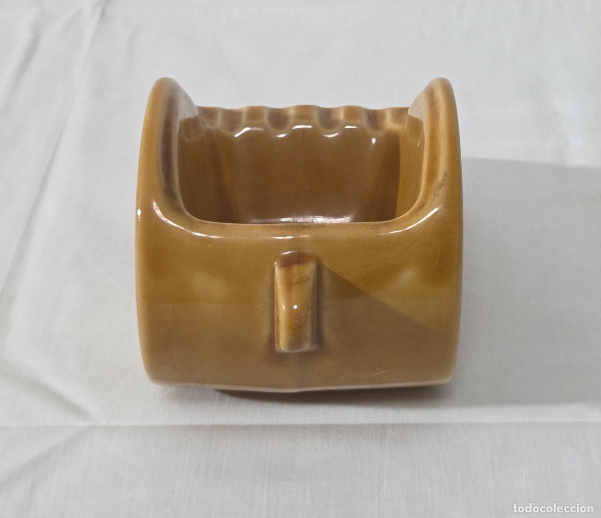 Ceniceros: Cenicero de ceramica en forma de silbato - Foto 4