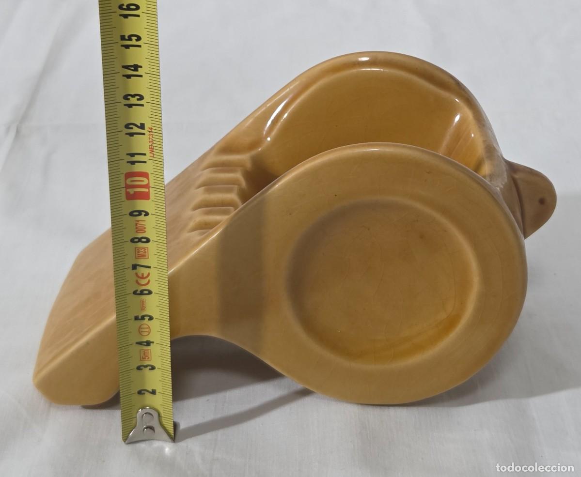 Ceniceros: Cenicero de ceramica en forma de silbato - Foto 11