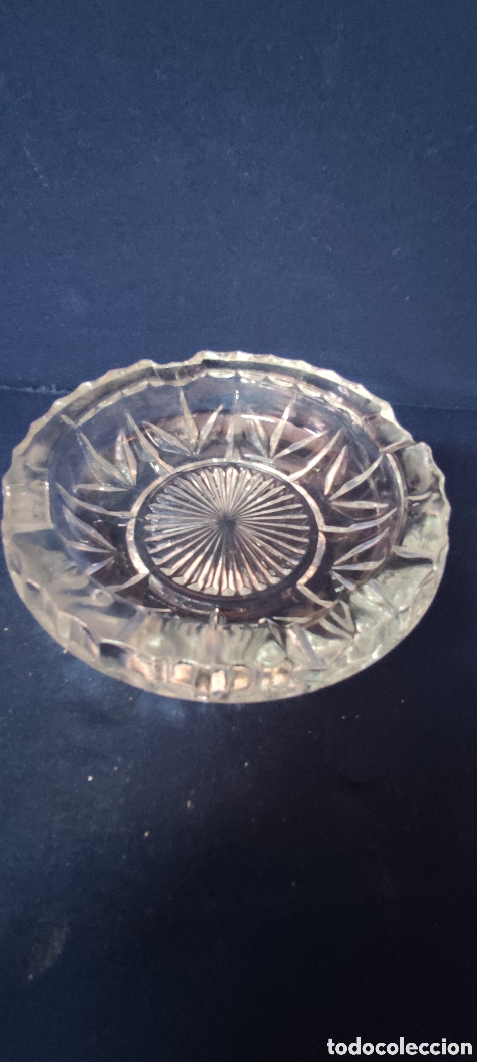 Ceniceros: Cenicero de cristal tallado - Foto 2