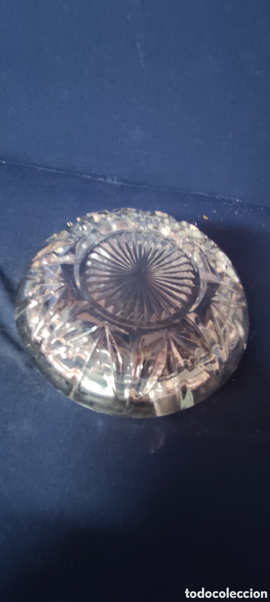 Ceniceros: Cenicero de cristal tallado - Foto 4