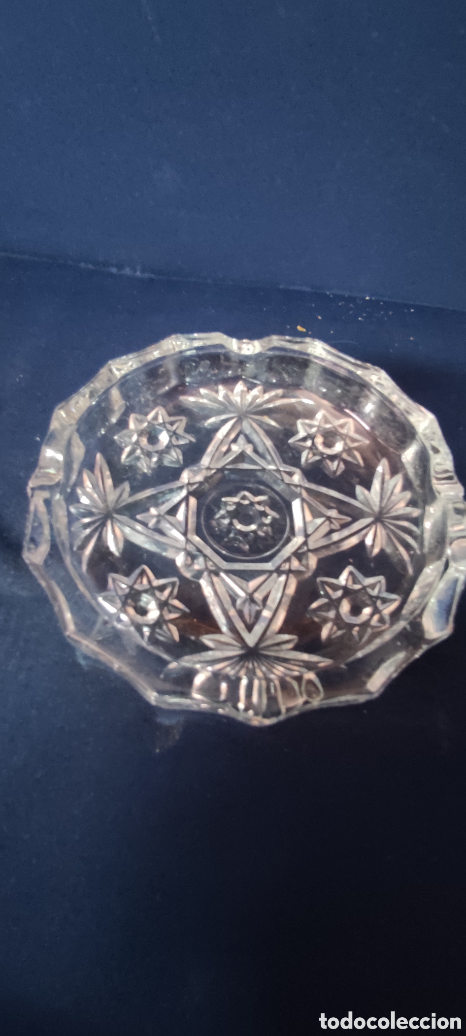 Ceniceros: Cenicero de cristal tallado - Foto 2