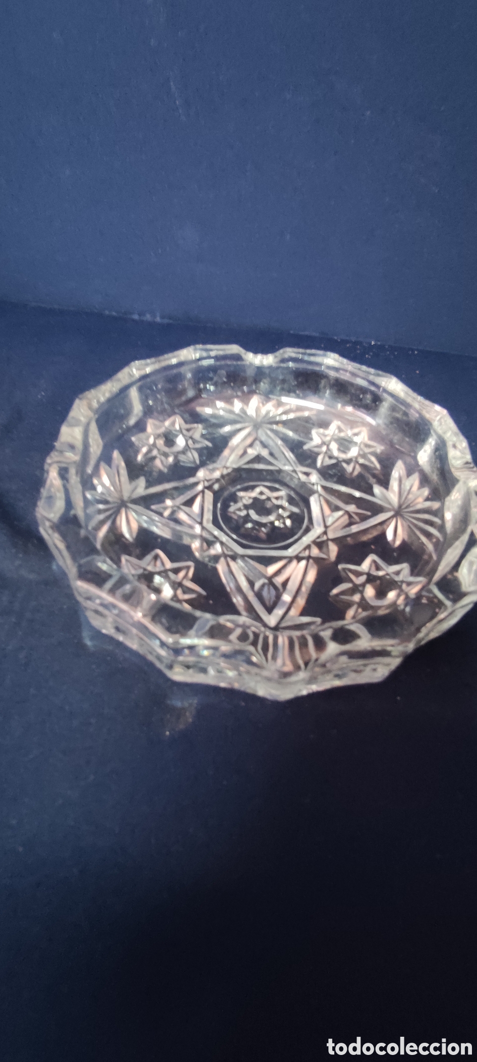 Ceniceros: Cenicero de cristal tallado - Foto 3