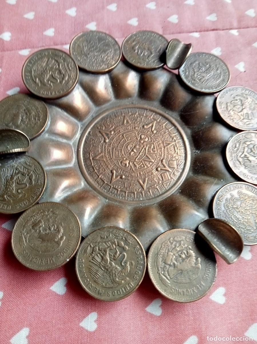 Cendriers: CENICERO DE MONEDAS AZTECAS
