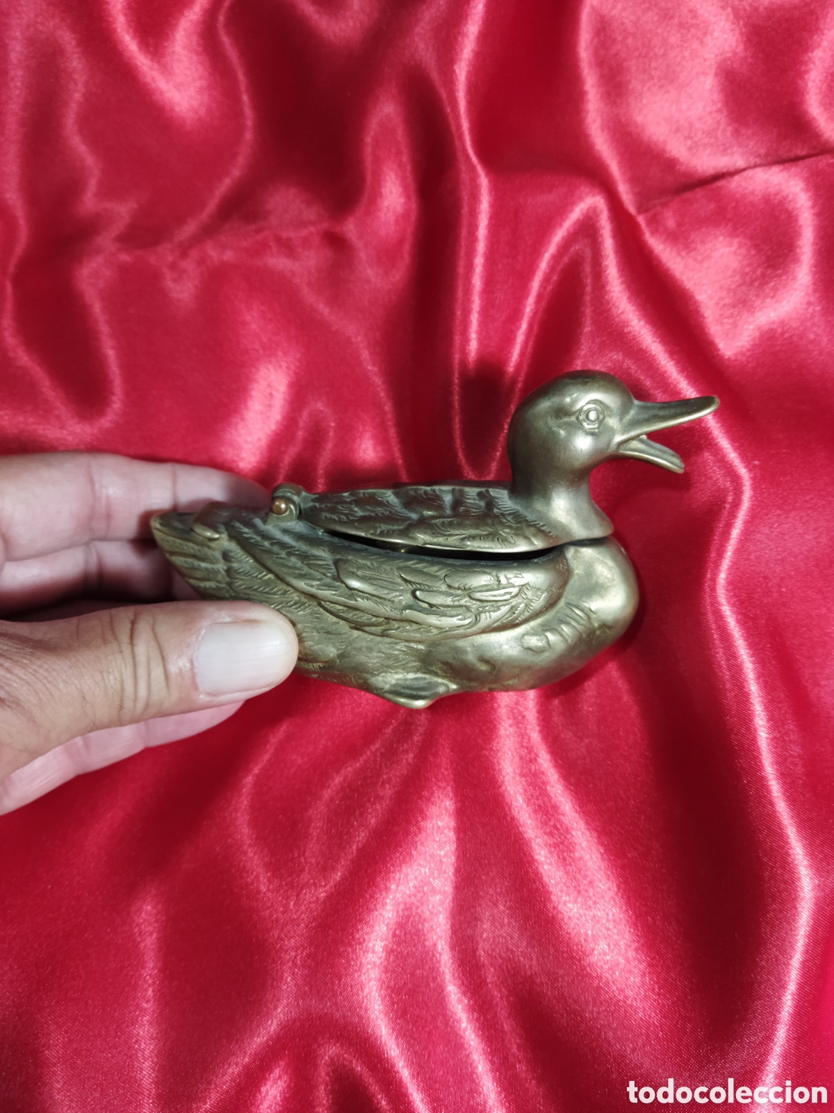 Ceniceros: Cenicero pato de bronce - Foto 2