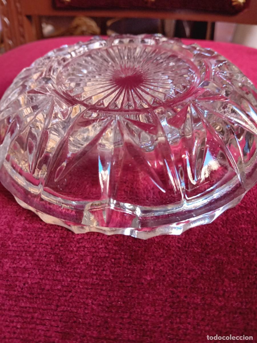 Ceniceros: Cenicero de cristal tallado d&eacute;cada de los 60 - Foto 4