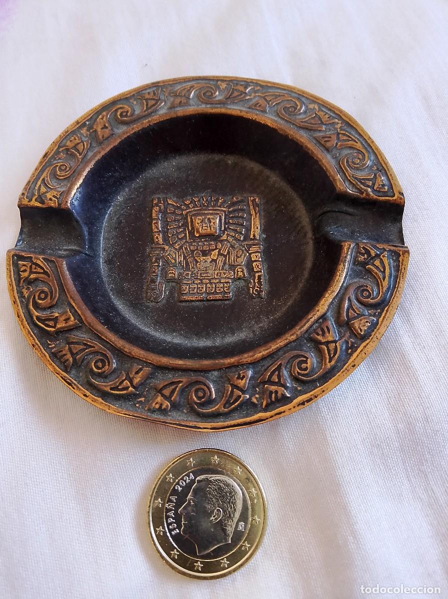 Ceniceros: Cenicero antiguo estilo azteca - Foto 4