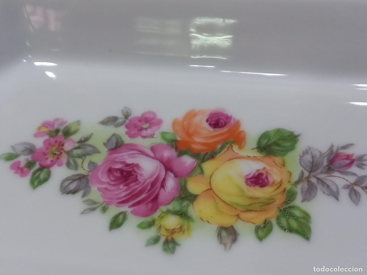 Ceniceros: CENICERO &uml;SEVE&uml; (porcelana) rectangular-flores - Foto 3